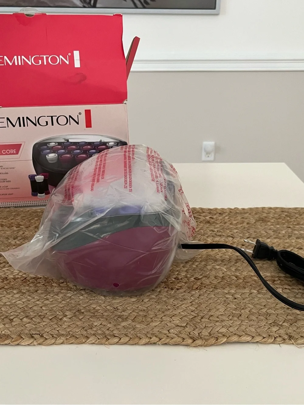 NIOB - Remington Pink and White Hot Roller Set for Hair